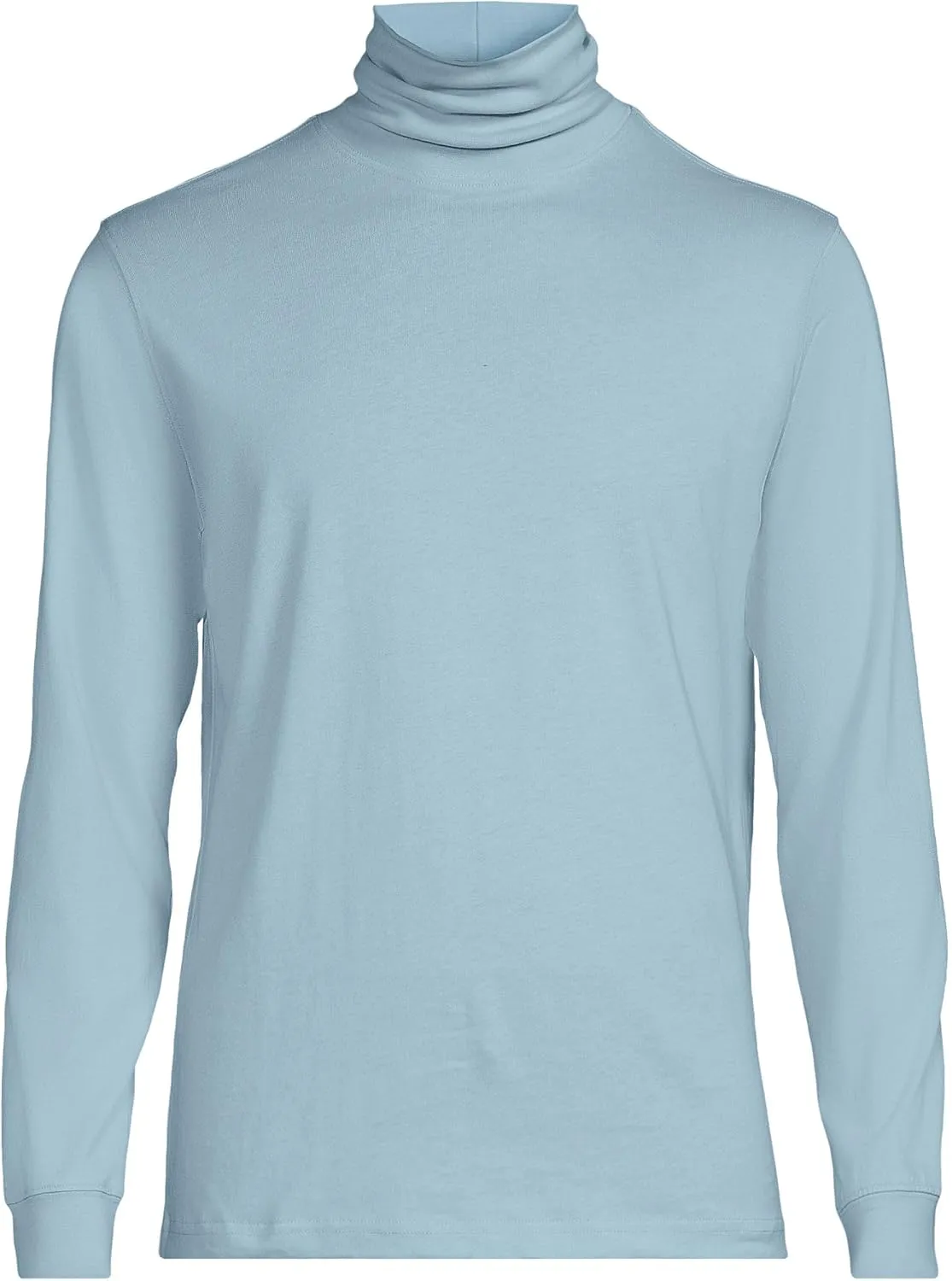 Lands' End Men's Super-T Cotton-Blend Turtleneck Shirt