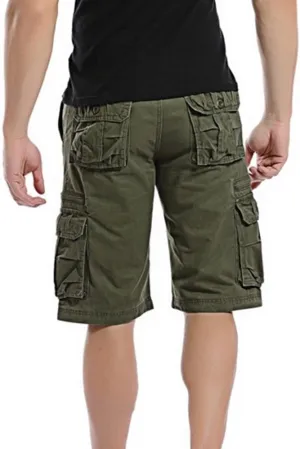 LCMTWX Summer Shorts for Men Pants Solid Cotton Color Cropped Men's Casual Men's Pants Long Shorts Mens Cargo Shorts Size