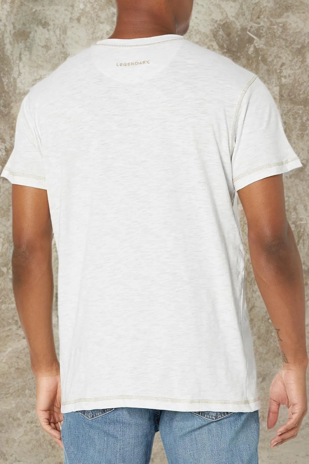 Legendary Whitetails Men's Maverick Slub Henley Short Sleeve Shirt