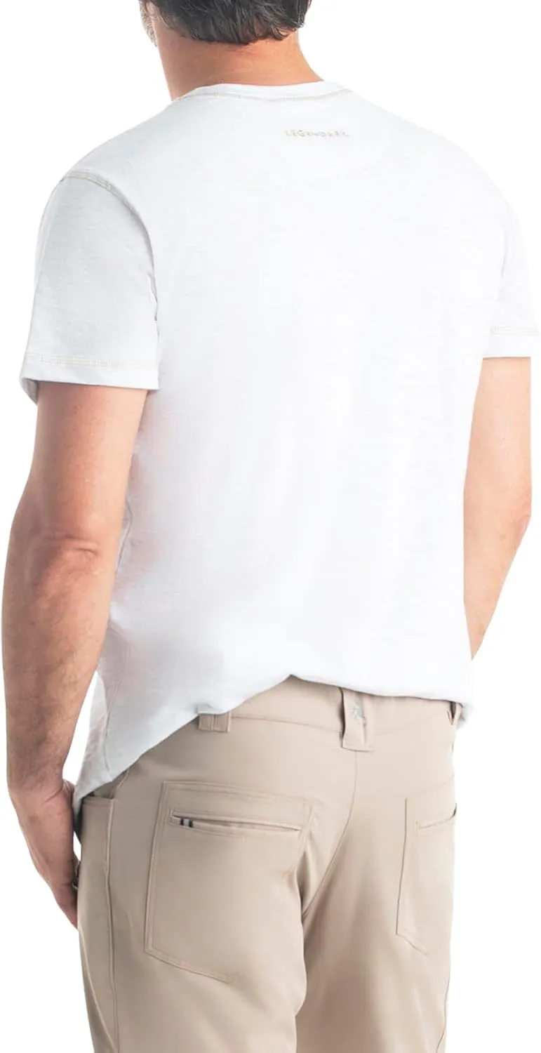 Legendary Whitetails Men's Maverick Slub Henley Short Sleeve Shirt