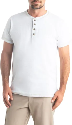 Legendary Whitetails Men's Maverick Slub Henley Short Sleeve Shirt