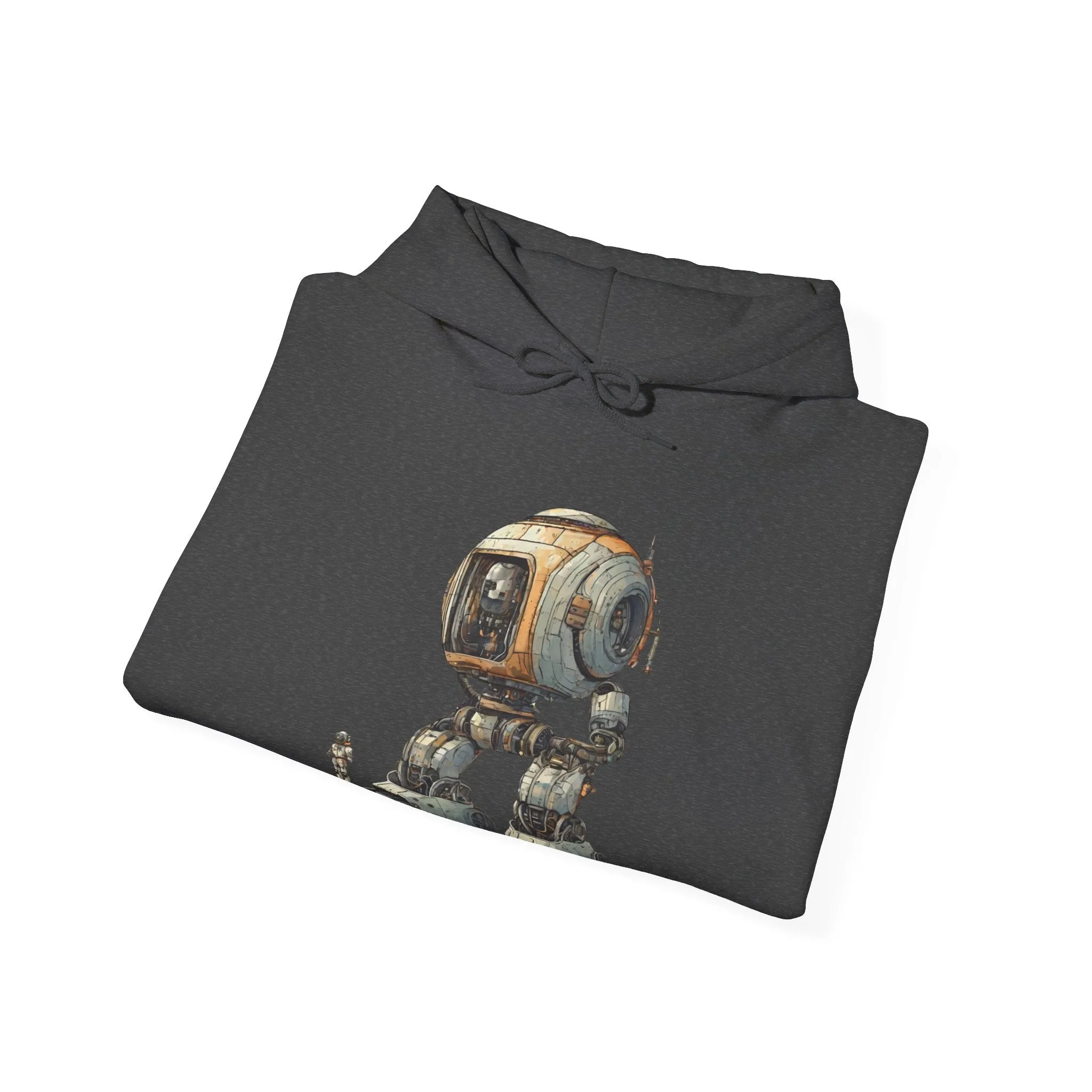 Let's Take A Ride Robot Spaceart Sci-Fi Hoodie