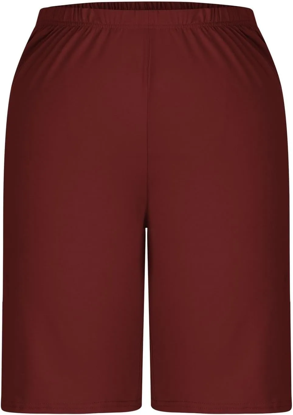 Linen Shorts for Women Casual Summer Shorts Plus Size High Waisted Wide Leg Drawstring Pants with Pockets