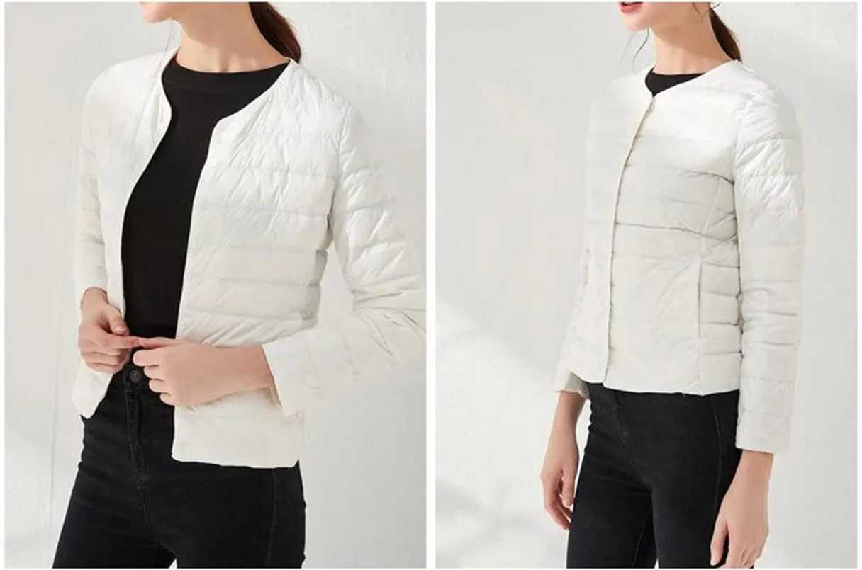 Matt Fabric Ultra Light Duck Down Women Lightweight Coat Warm Female Windbreaker Parka Down Jackets Coats