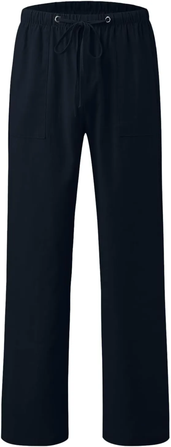 Men Tracksuit Pant Casual Camo Jogger Running Sports Sweatpants Elastic Waistband Cargo Work Pant