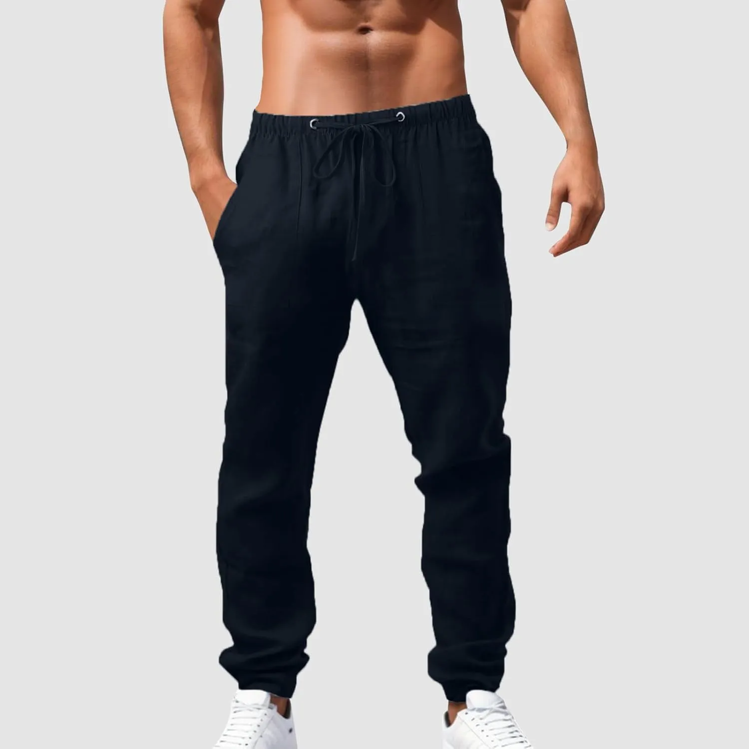 Men Tracksuit Pant Casual Camo Jogger Running Sports Sweatpants Elastic Waistband Cargo Work Pant