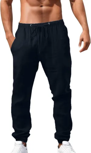 Men Tracksuit Pant Casual Camo Jogger Running Sports Sweatpants Elastic Waistband Cargo Work Pant
