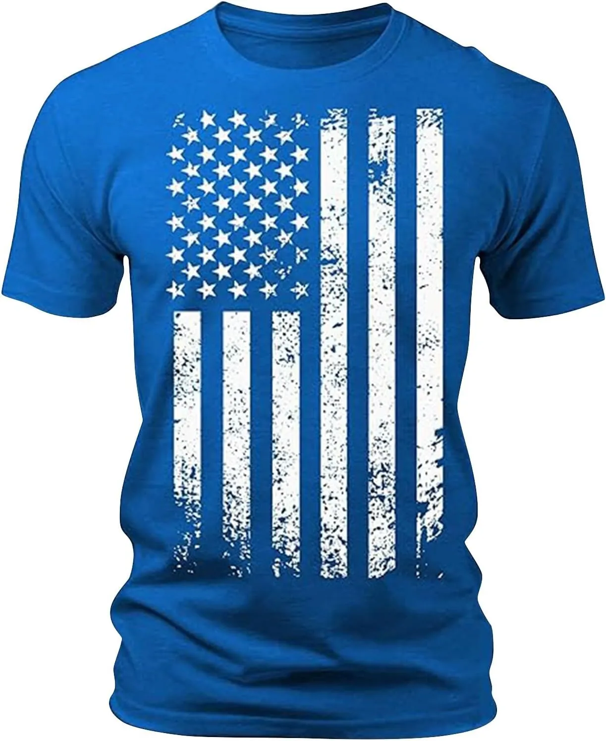 Mens 4Th of July Shirt Short Sleeve Slim Fit Cotton USA Patriotic T Shirts Comfy Casual Summer Graphic American Flag Shirts