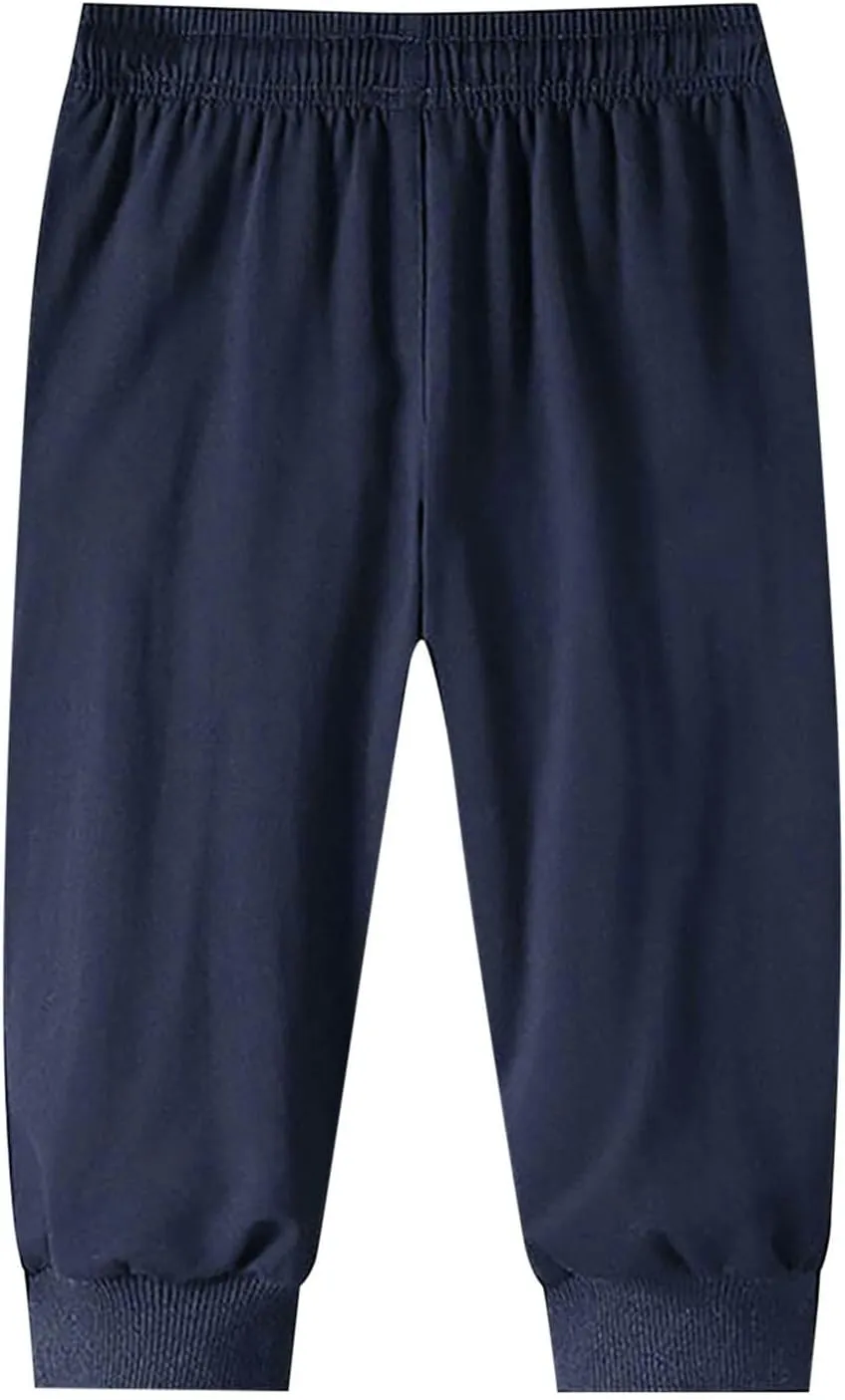Mens Cargo Combat Work Pant Training Gym Running Jogger Sweatpant Loose Fit Straight Leg Lounge Pants