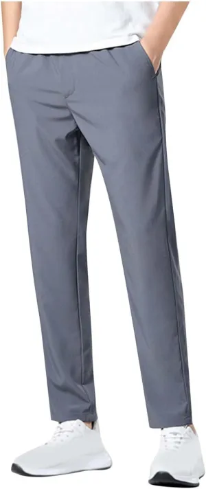 Mens Joggers Slim Fit Joggers Sweat Pants Outdoor Sports Pull On Pant Soft Jogging Jogger