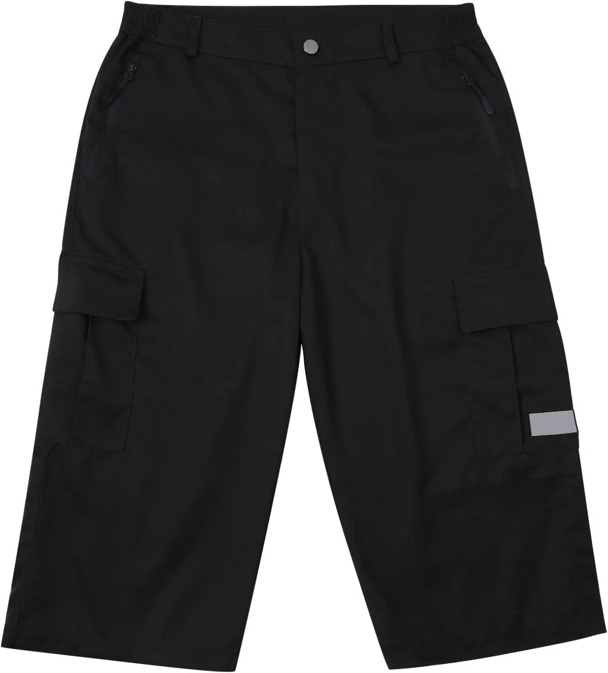 Mens Outdoor Thin Work Climbing Capris Quick Dry Lightweight 3/4 Hiking Walking Shorts Shorts ith Multi Pockets 2024 Fashion
