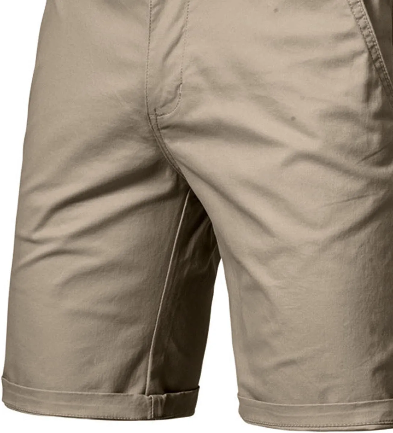 Men's Slim-Fit 5" Shorts Lightweight Outdoor Cargo Short Classic Stretch Chino Shorts Athletic Hiking Tactical Pants