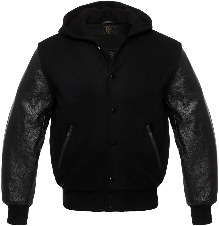 Men's Varsity Jacket Baseball Letterman Wool and Leather Best Premium Quality Basketball Jackets