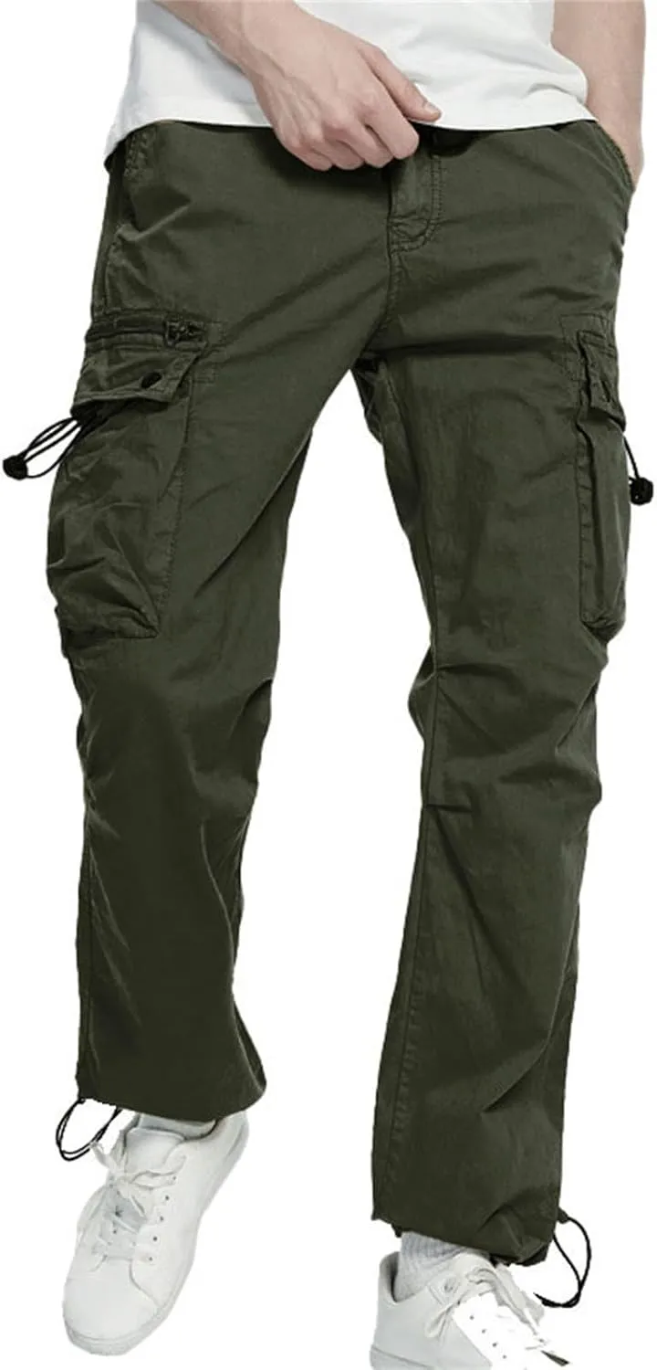 MIDOO Golf Pants Men Stretch Relaxed Fit Casual Athletic Pants Flex Stretch Loose Straight Sweatpants Work Hiking Pants