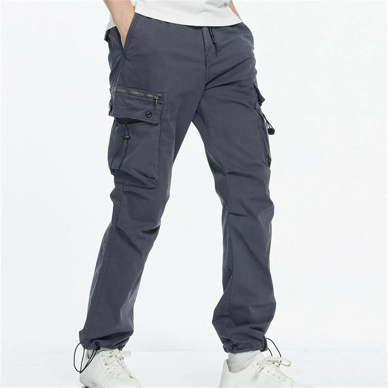 MIDOO Golf Pants Men Stretch Relaxed Fit Casual Athletic Pants Flex Stretch Loose Straight Sweatpants Work Hiking Pants