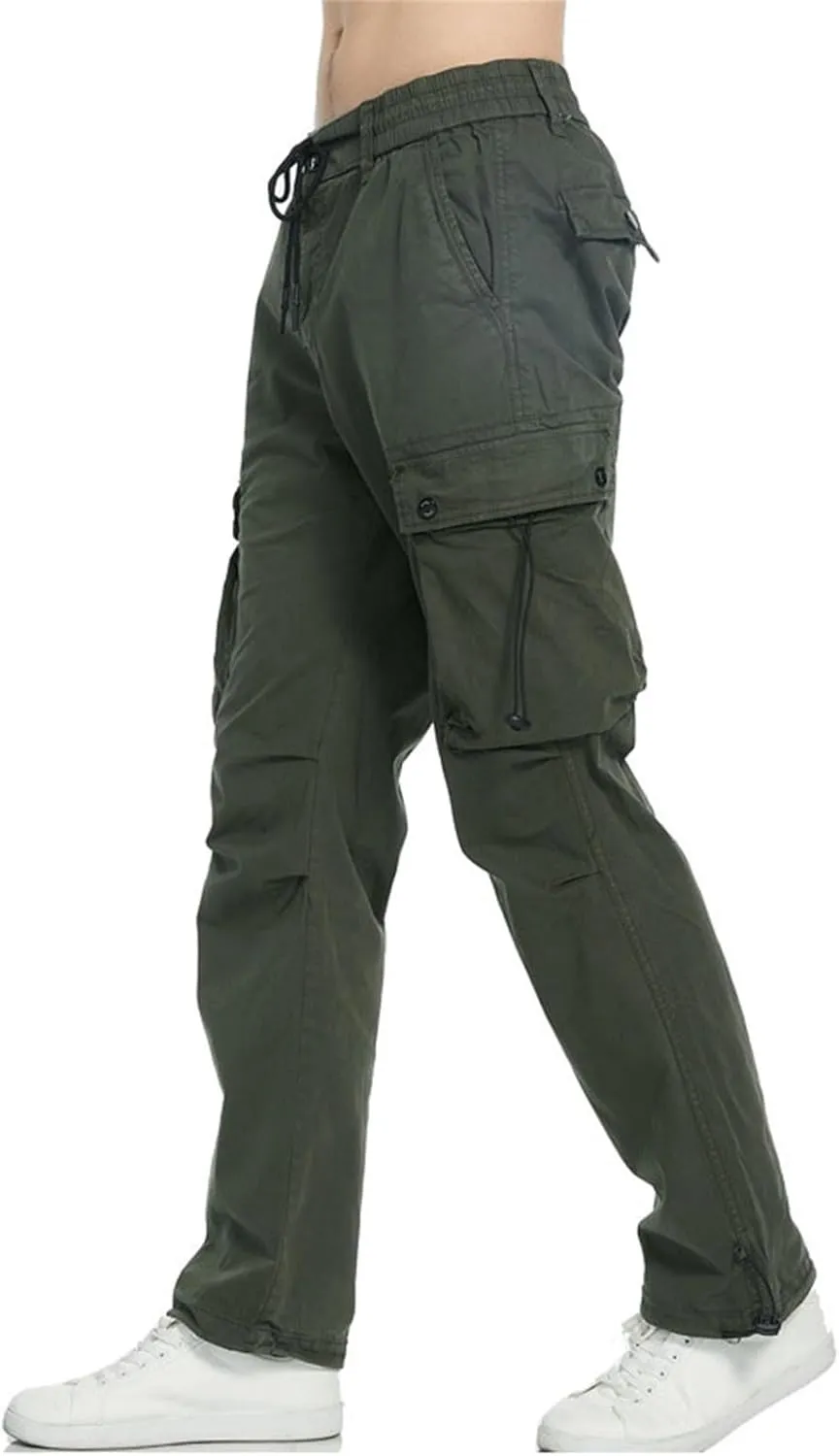 MIDOO Golf Pants Men Stretch Relaxed Fit Casual Athletic Pants Flex Stretch Loose Straight Sweatpants Work Hiking Pants