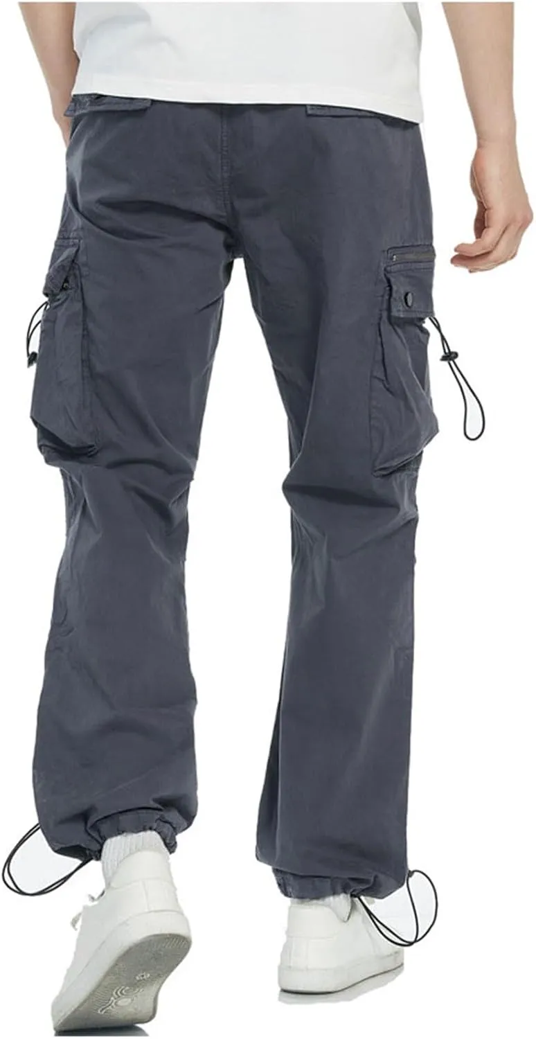 MIDOO Golf Pants Men Stretch Relaxed Fit Casual Athletic Pants Flex Stretch Loose Straight Sweatpants Work Hiking Pants