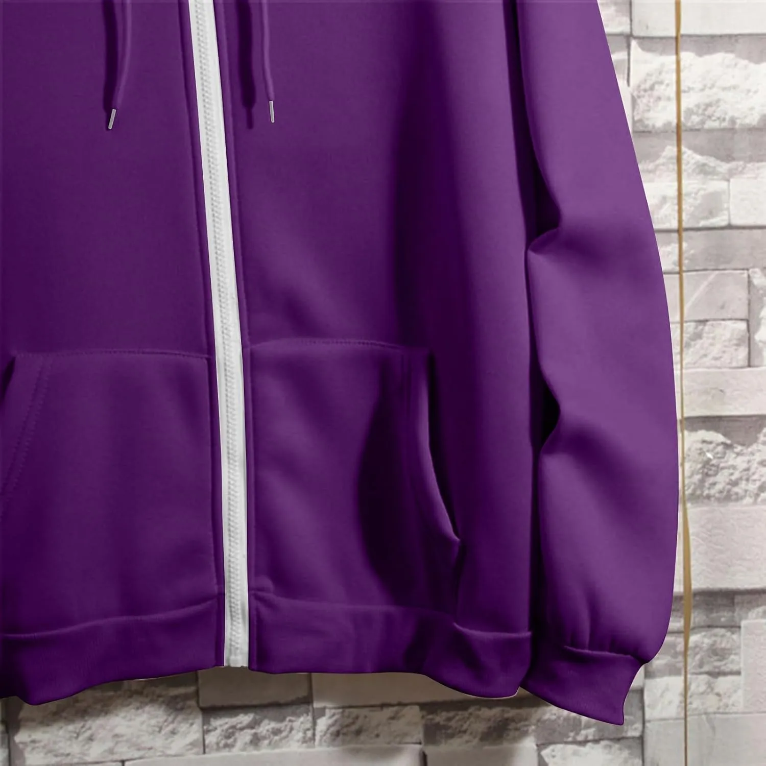 Mzkdieey Womens Zip Up Hoodies Fall Jacket Drawstring Long Sleeve Hooded Sweatshirts Oversized Outerwear Coat with Pockets