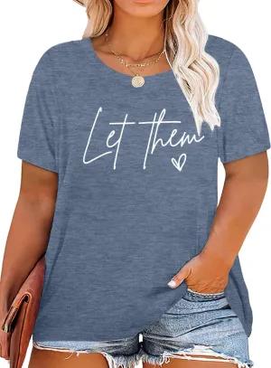 NANYUAYA Plus Size Mental Health Shirt for Women Inspirational Teacher T-Shirt Quote Graphic Tee Summer Short Sleeve Top