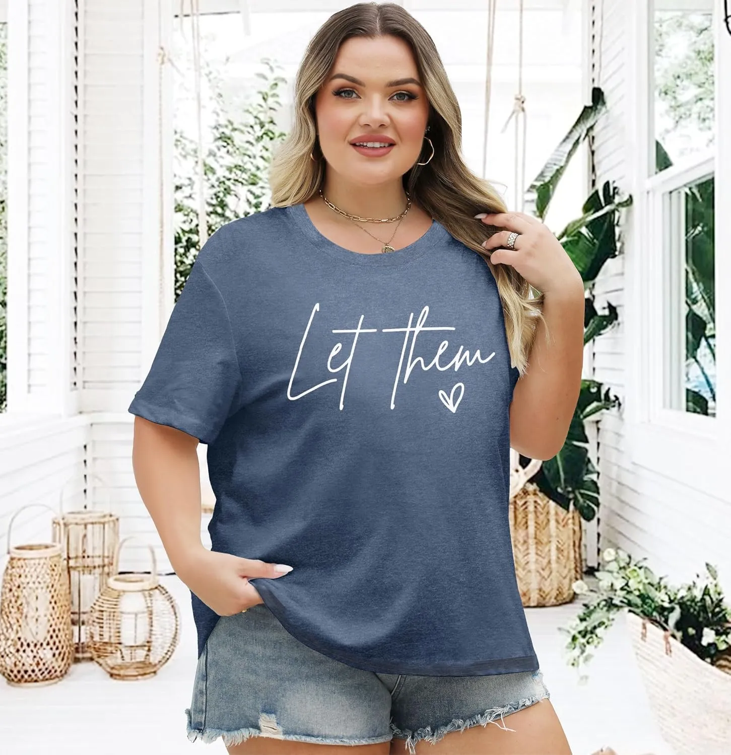 NANYUAYA Plus Size Mental Health Shirt for Women Inspirational Teacher T-Shirt Quote Graphic Tee Summer Short Sleeve Top