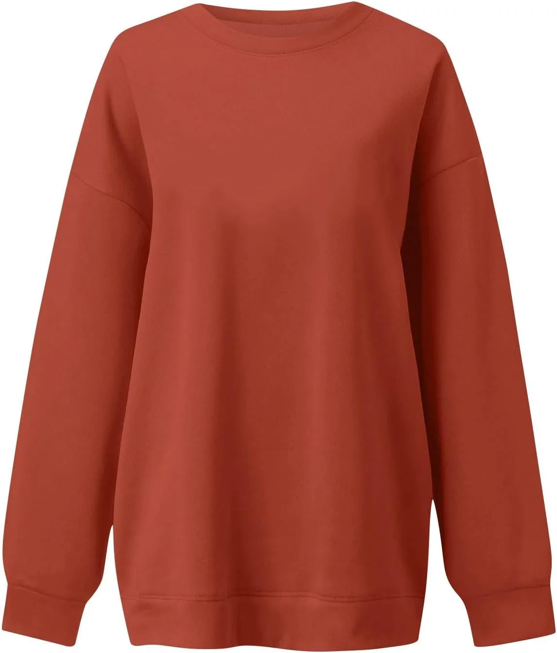 Oversized Sweatshirt for Women Y2K Crewneck Pullover Hoodie Lightweight Sweaters Fall Fashion for Women 2024