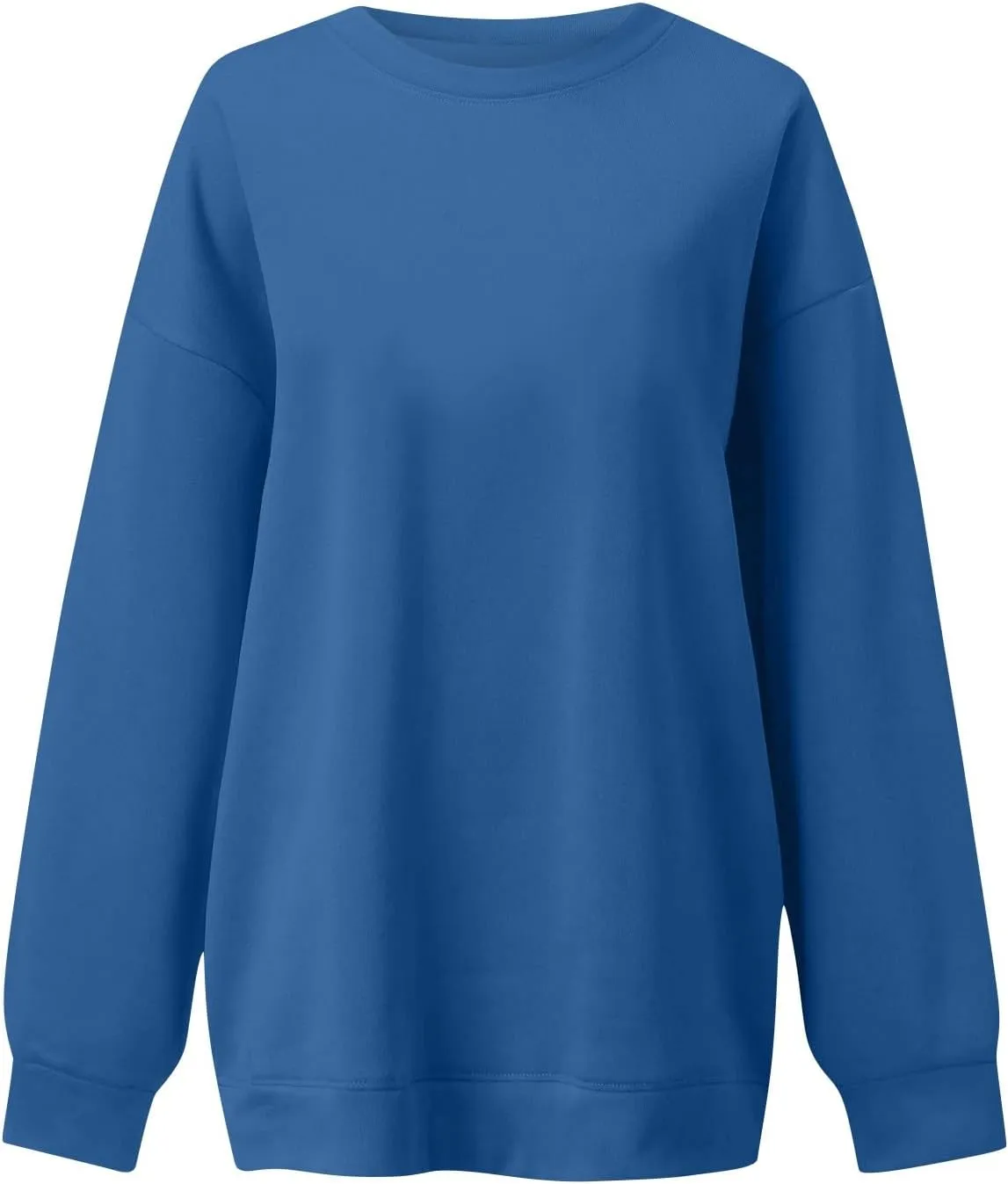 Oversized Sweatshirt for Women Y2K Crewneck Pullover Hoodie Lightweight Sweaters Fall Fashion for Women 2024