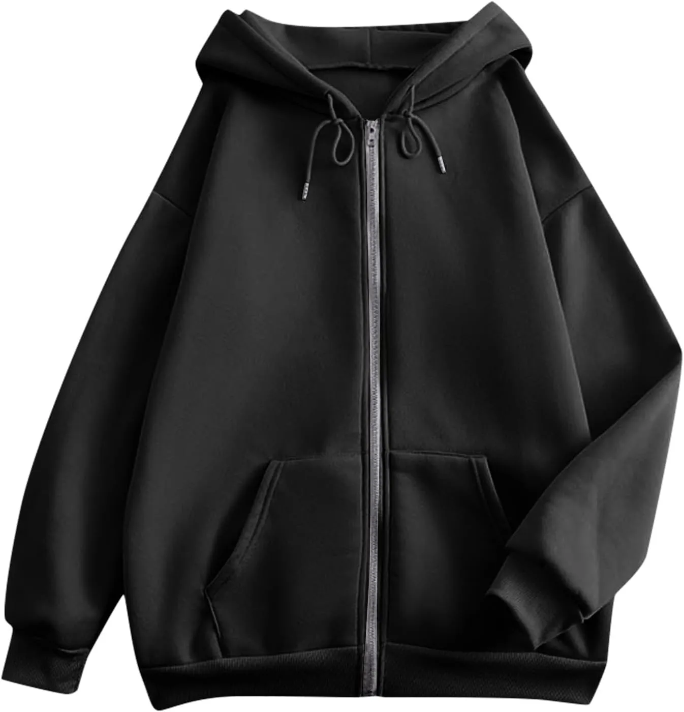PETYCZEN Hoodies for Women Full Zip Up Hooded Sweatshirts Casual Long Sleeve Lightweight Y2K Jackets Fall Clothes 2024