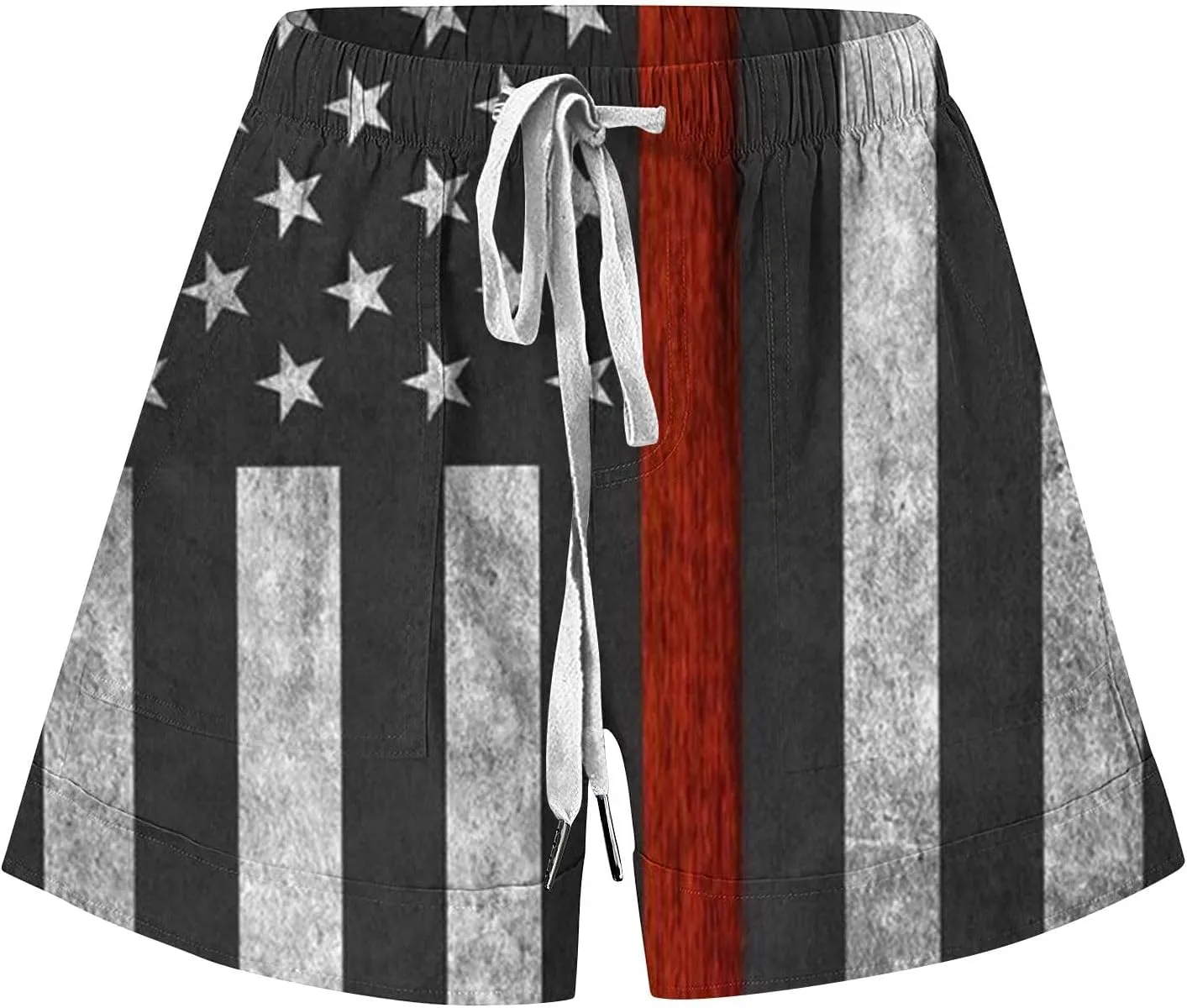 Plus Size Shorts Casual Striped Shorts Pocket Pants Plus Size Shorts Gym Shorts Womens Blue Jean Swim Shorts Women