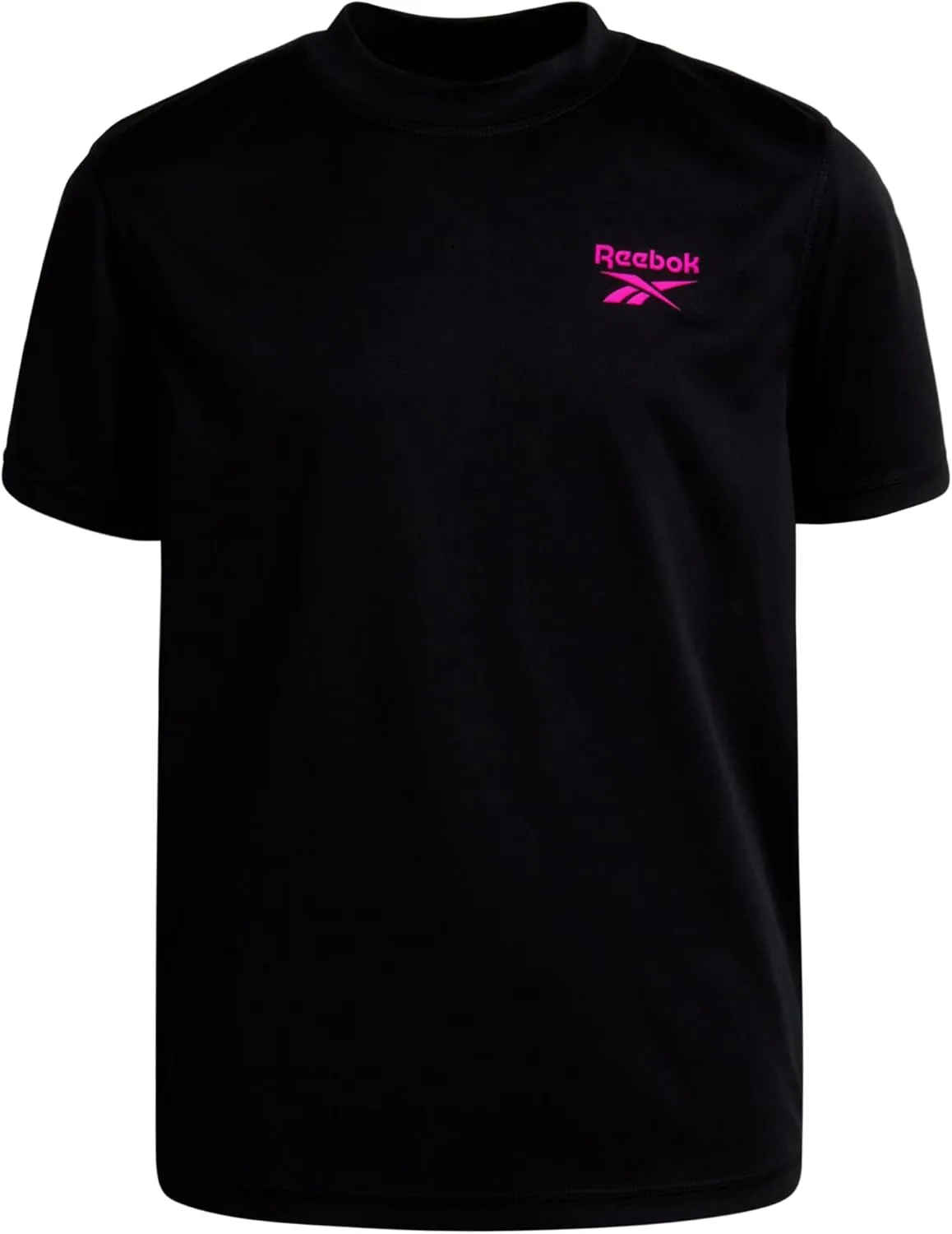 Reebok Boys Swim Shirt - 2 Pack Short Sleeve Rash Guard for Boys UPF 50  Quick Dry Kids Swimwear Sun Shirt for Summer