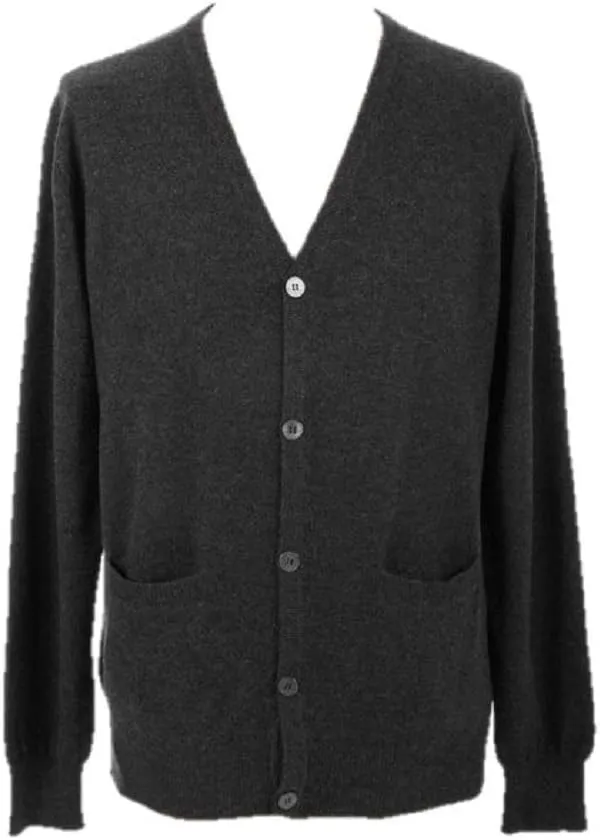 Shephe Men's Cardigan Button Closure Cashmere Sweater