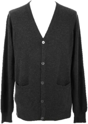 Shephe Men's Cardigan Button Closure Cashmere Sweater