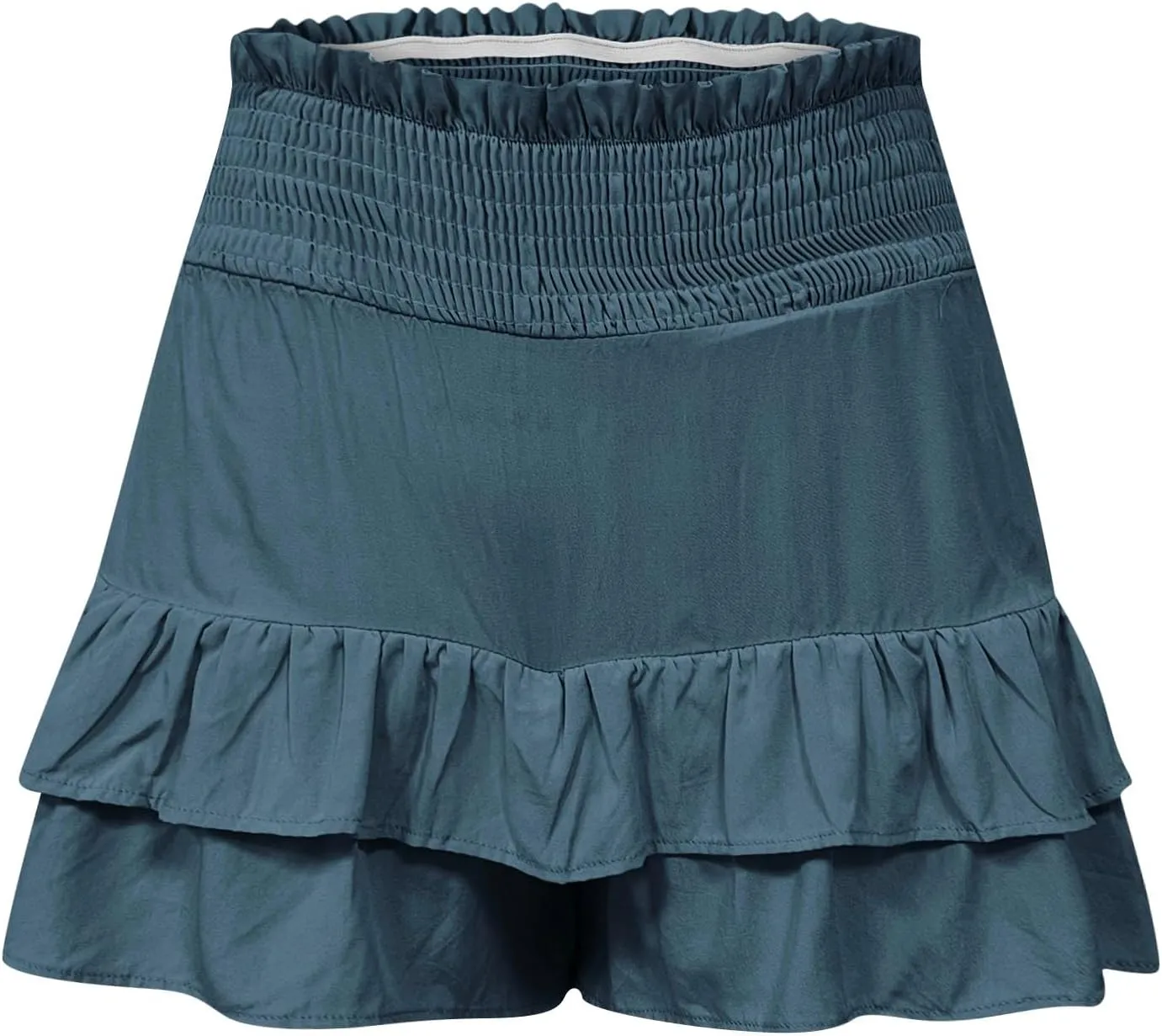 Shorts for Women High Waisted Pleated Ruffle Shorts Cute Loose Flowy Skorts 2024 Summer Casual Cropped Pants