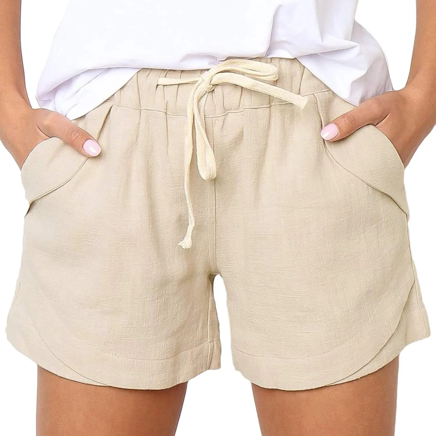 Shorts for Women Trendy Pockets Women's Casual Loose Print Short Pants Shorts for Women Trendy Womens Denim Shorts