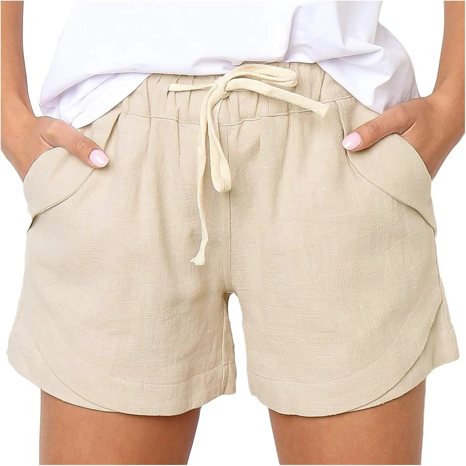 Shorts for Women Trendy Pockets Women's Casual Loose Print Short Pants Shorts for Women Trendy Womens Denim Shorts