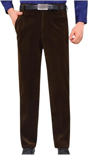 Slim Fit Business Casual Dress Pants for Men Fashion Soft Dress Pants Classic Straight Regular Fit Work Pants for Men