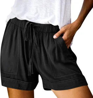 Summer Shorts for Women 2025 Casual Comfy Lightweight Bermuda Short Pants Trendy Travel Clothes