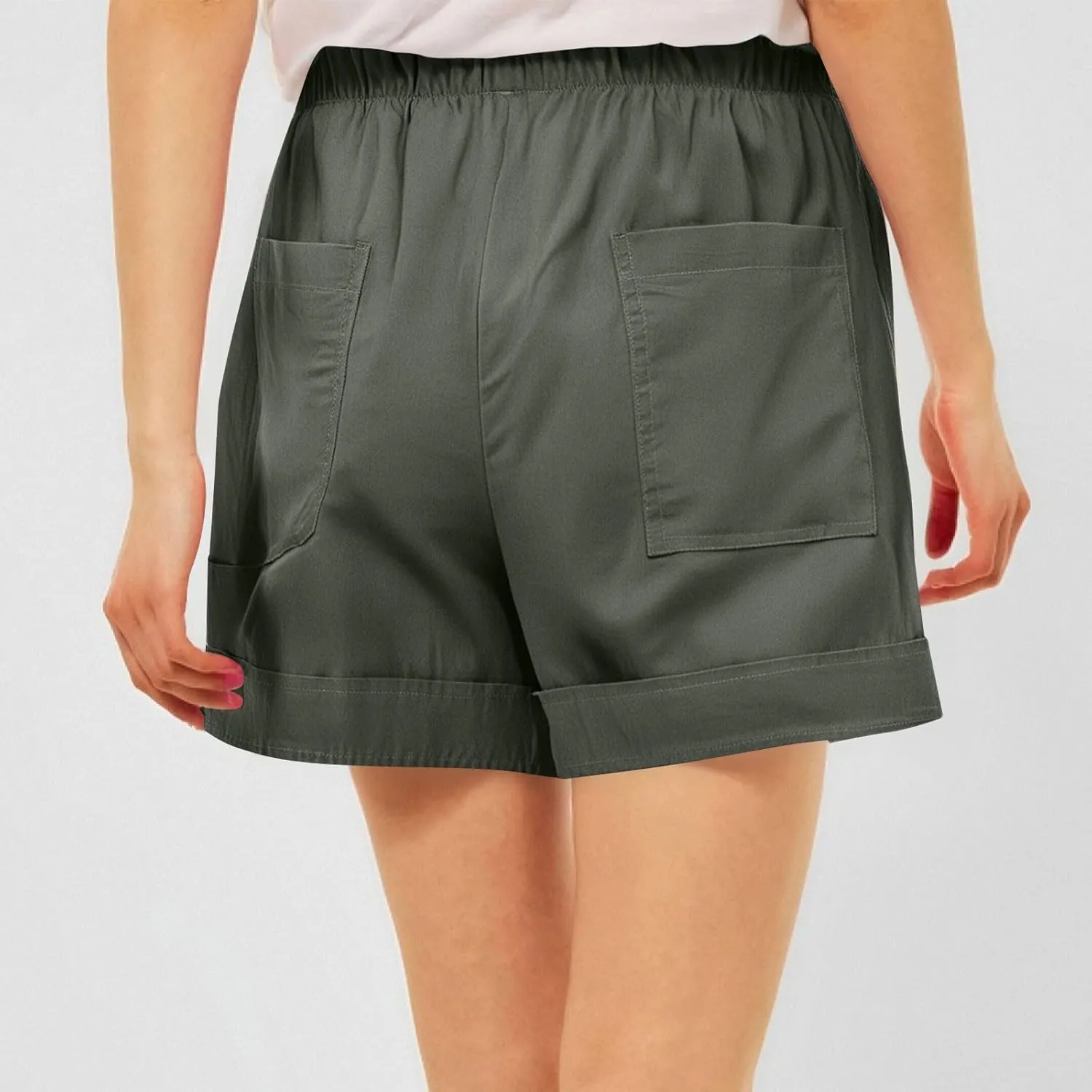 Summer Shorts for Women 2025 Casual Comfy Lightweight Bermuda Short Pants Trendy Travel Clothes