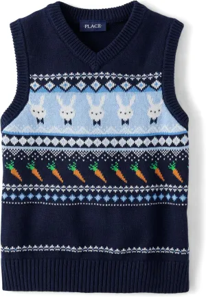 The Children's Place Boys' Pullover Sweater Vest