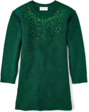 The Children's Place Girls' Big Sweater Dress