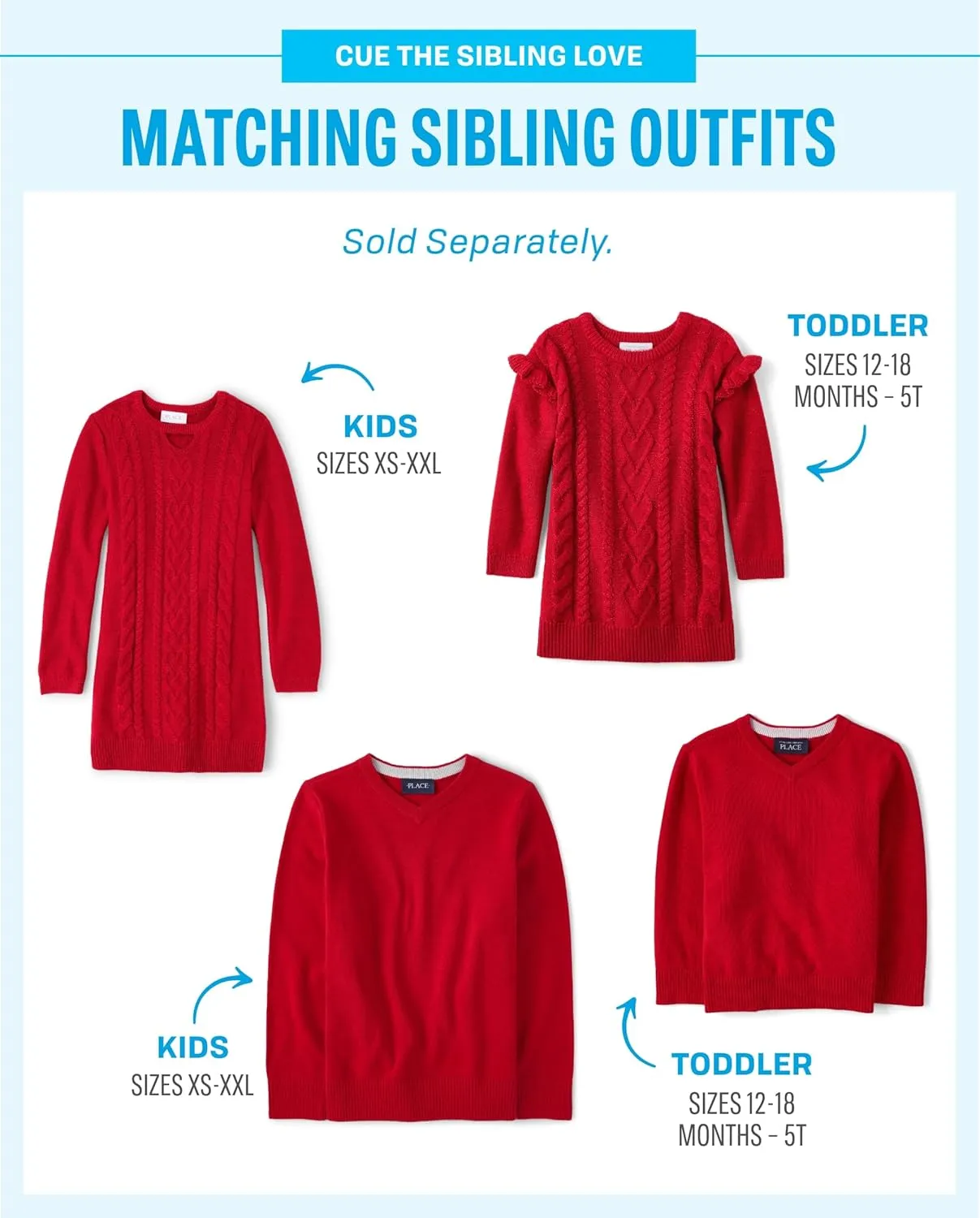 The Children's Place Girls' Big Sweater Dress