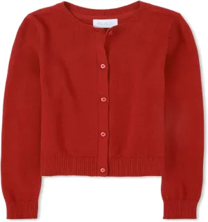 The Children's Place Girls' Uniform Cardigan Sweater