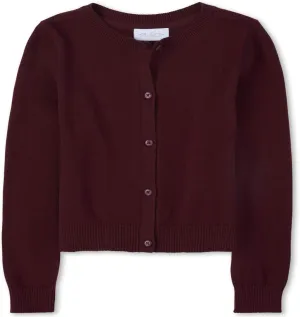 The Children's Place Girls' Uniform Cardigan Sweater