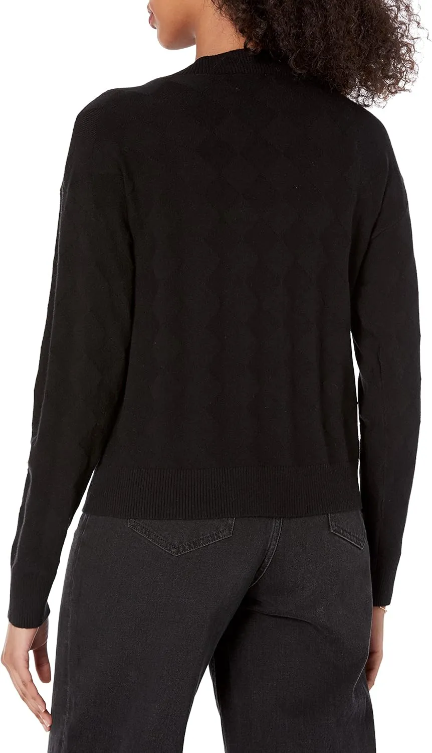 The Drop Women's Abigail Textured Cardigan Sweater