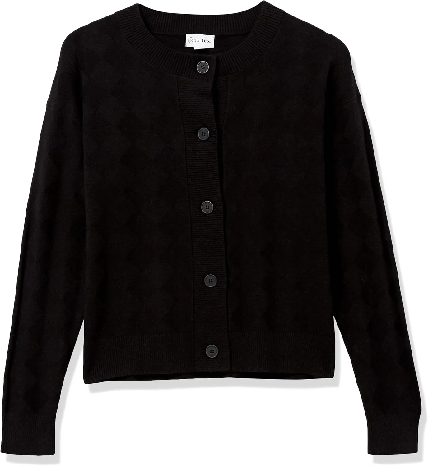 The Drop Women's Abigail Textured Cardigan Sweater