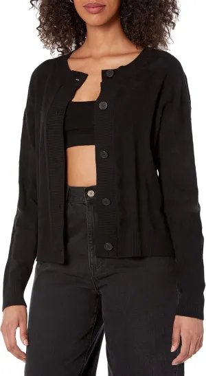 The Drop Women's Abigail Textured Cardigan Sweater