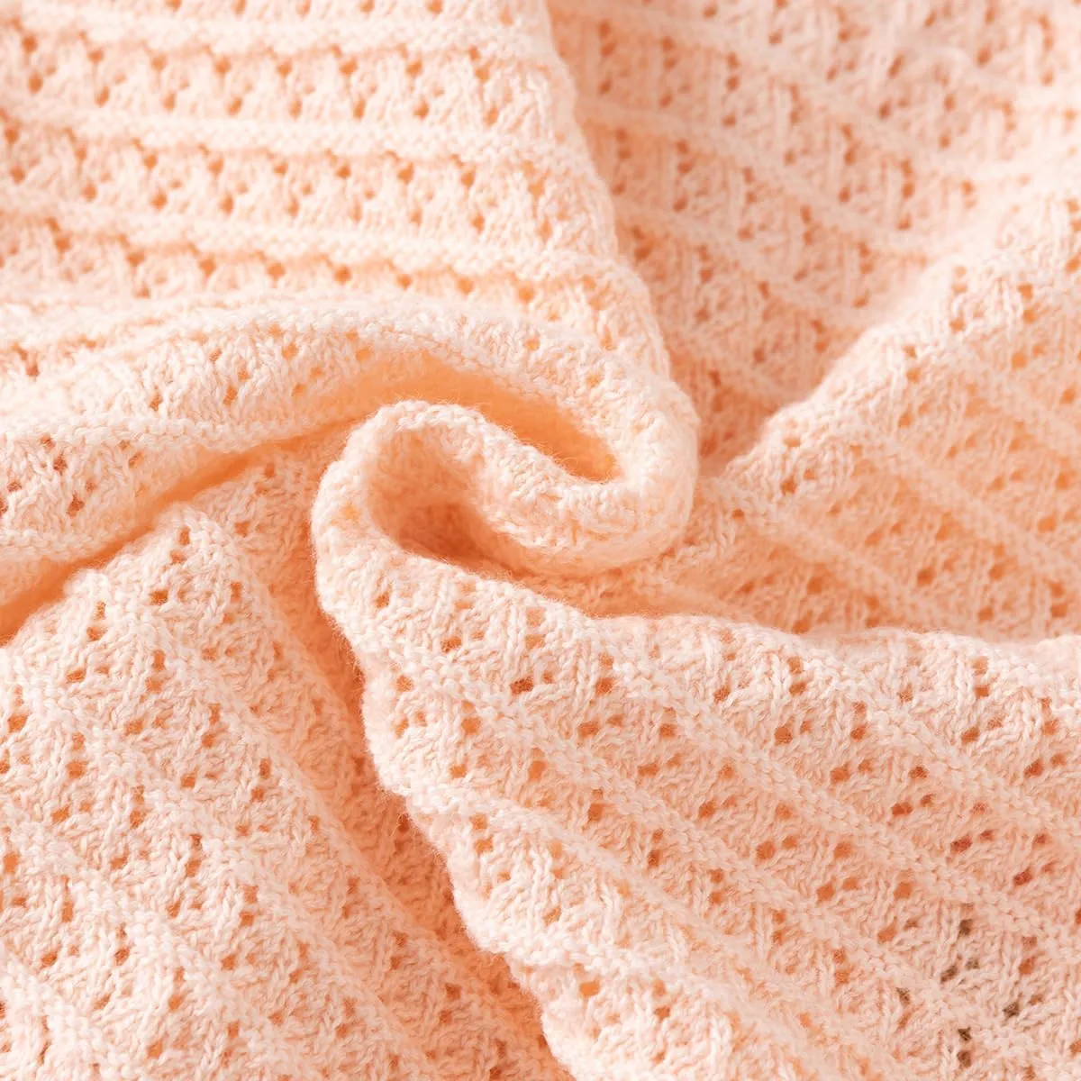 Toddler Butterfly Decor Thin Knitted Cardigan Sweater, Baby Girl's Cotton Button Front Top Clothes Sweater Mesh Coat