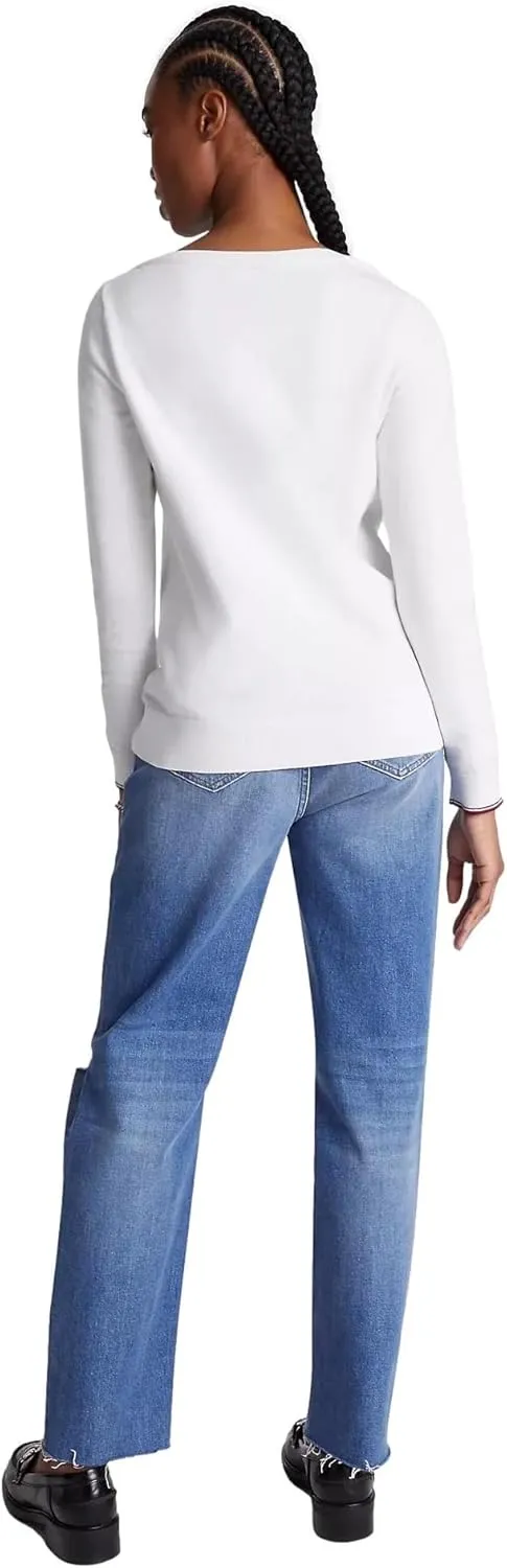 Tommy Hilfiger Cable Boatneck Everyday Sweater Women's