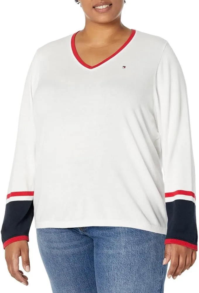 Tommy Hilfiger Women's Ivy Cotton Long Sleeve Sweater