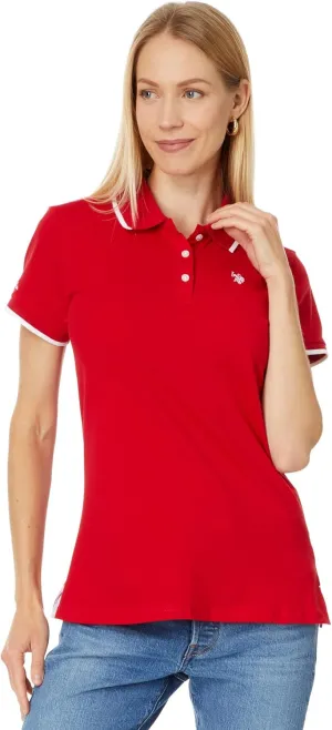 U.S. Polo Assn. Women's Classic Stretch Pique Polo Shirt