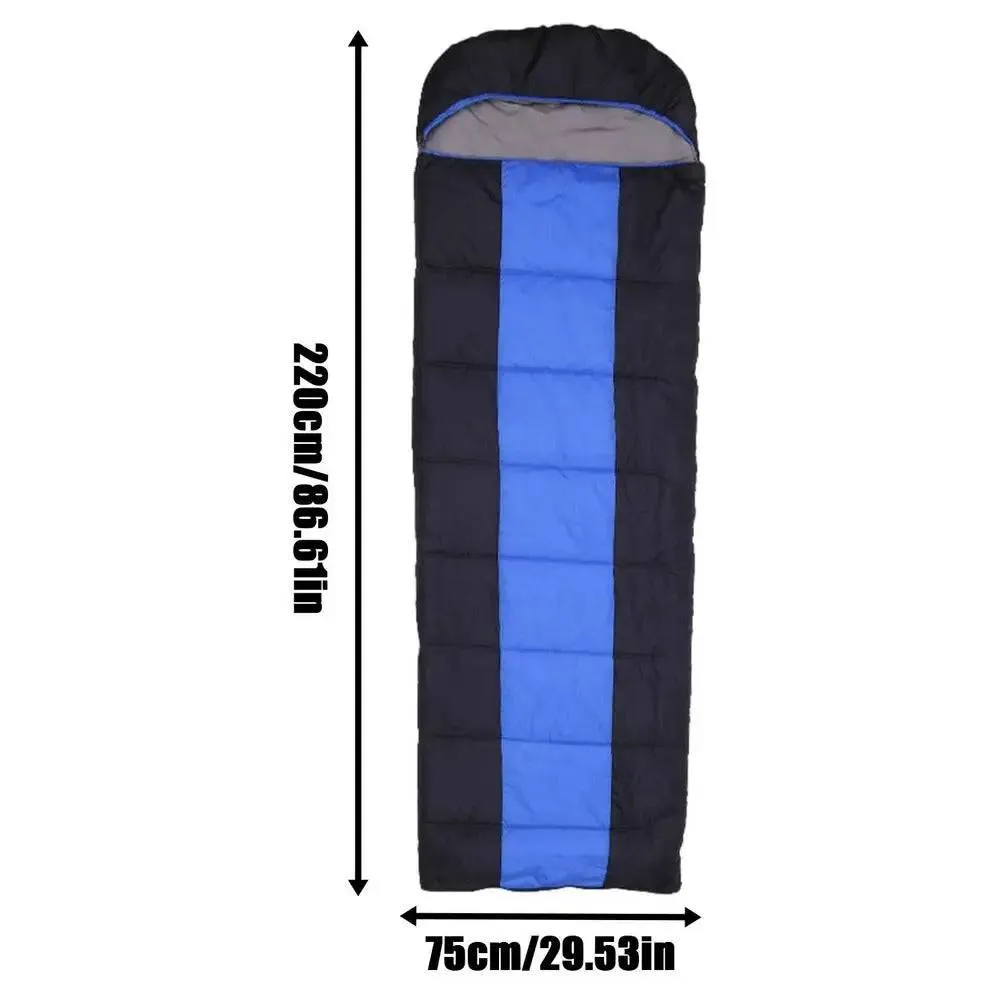 USB Heated Sleeping Bag Winter Warm Camping Sleeping Bag 3 Gears Temperature Heating Pad With Compression Bag For Hiking